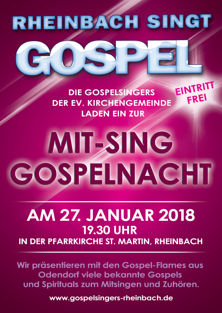 Mit-Sing Gospelnacht 2018